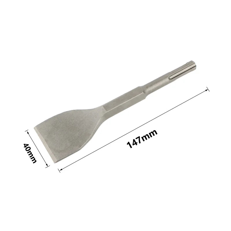 SDS PLUS Shank Chisel Set Electric Hammer Point Flat Chisel Drill Bit For Tile Cement Concrete Brick Stone Masonry Slotting Tool