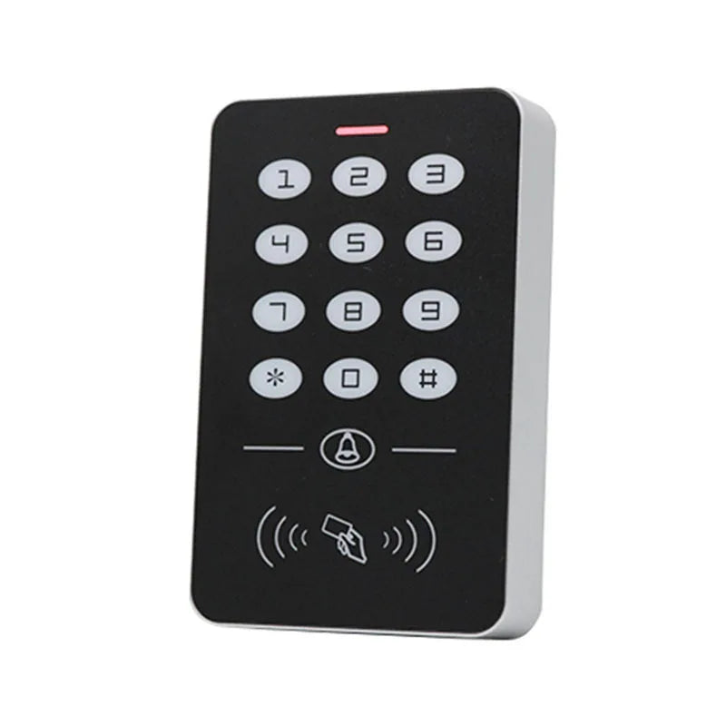 Access Control Reader 125KHz RFID Keypad Rainproof Cover keys Reader Door Entry Access Control System Electric Lock Opener