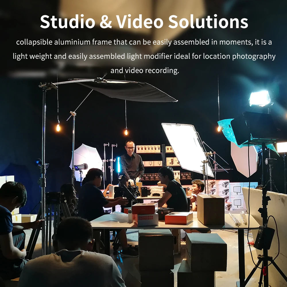 60 x 90cm 90 x 120cm Sun Scrim Large 5in1 Black Silver Gold White Diffuser Reflector Aluminum Alloy Frame for Flash Photography