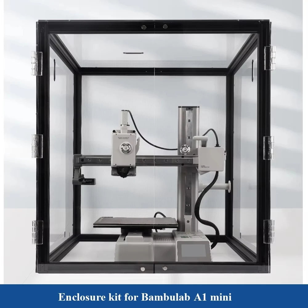 For Bambu Lab A1 Mini Enclosure Assemble kit Acrylic PC Panel Protective Cover Visibale For Kingroon KP3S KP3S Pro V2