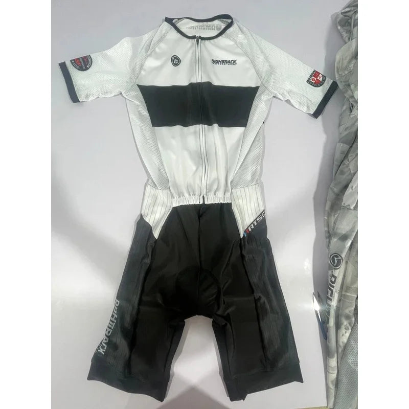 Hot RIGHTTRACK Trisuit MEN'S World Triathlon Jumpsuit Summer Skinsuit Swimming Cycling Running Competition Appare