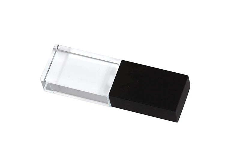 JASTER Creative Pen Drive Crystal 128GB Gold 64GB Rose USB Flash Drive 32GB Wedding Photography Exquisite Transparent Gift Box