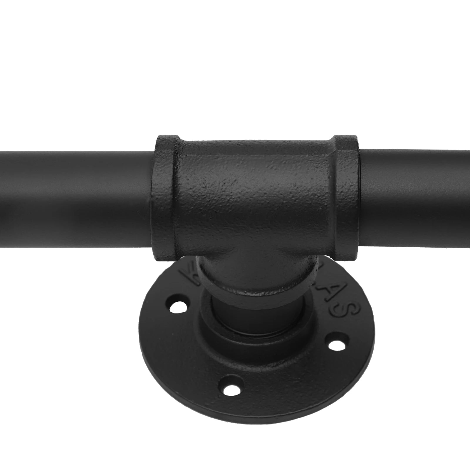 Wall-mounted Staircase Grab Pipe Handrail Metal Sturdy Load-Bearing Capacity Stair Handrails for Stairs (12/8 Feet 3 Sections)