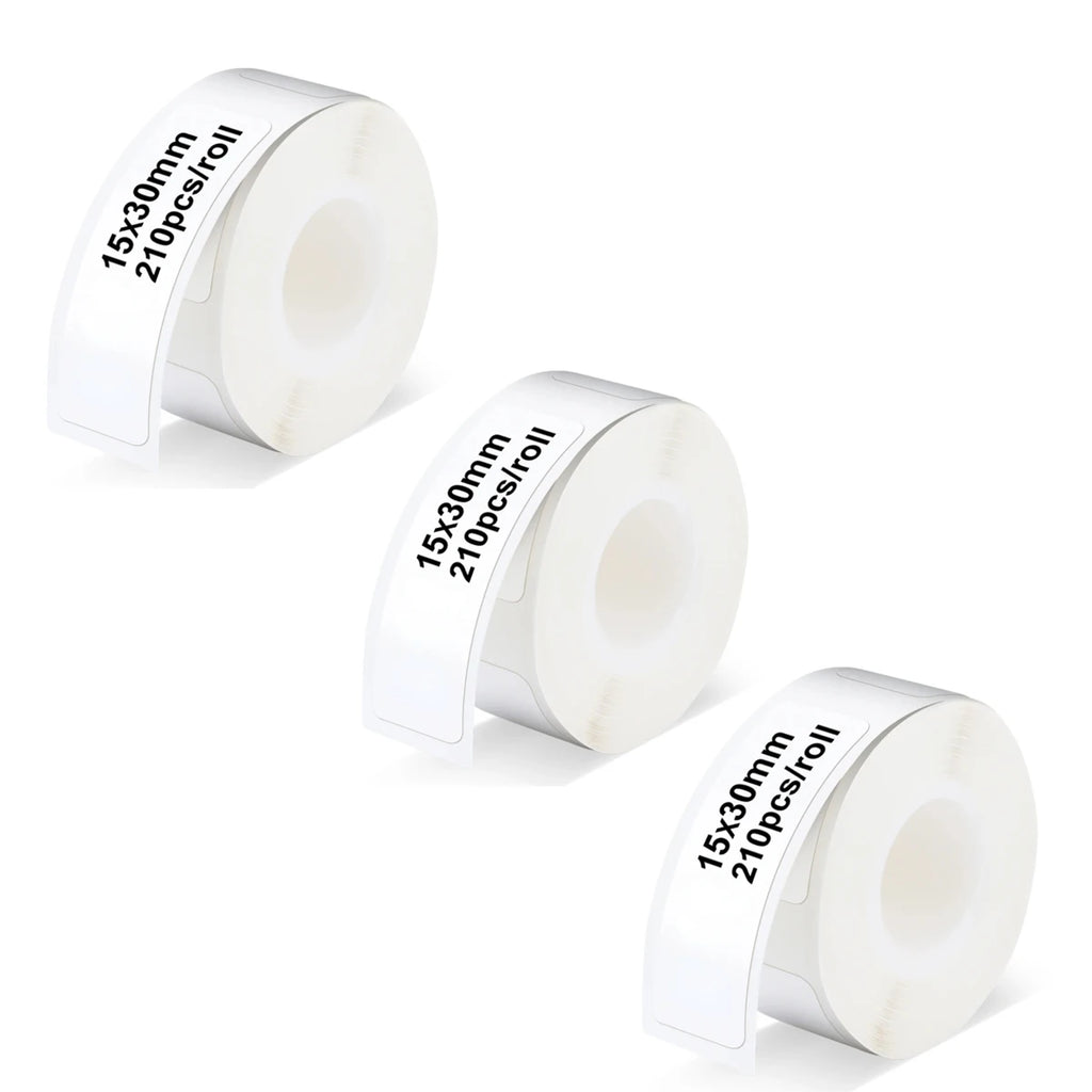 White Label Paper Mini Printer Sticker Waterproof Applicable With D30 D35 P11 Label Printer For Barcode Address Home Business