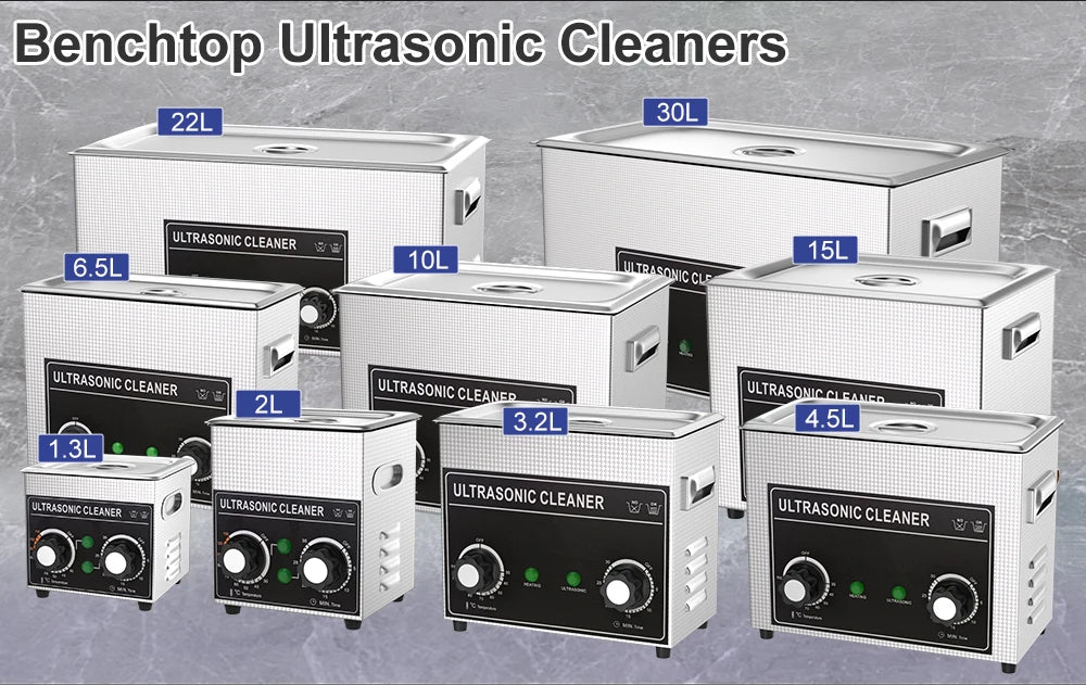 Ultrasonic Cleaner 1.3L 2L 3L 6L 10L 15L 30L 40KHz 220V EU Plug Ultrasound Bath Washer Bathtub Tub Ultrasonic Washing Machine