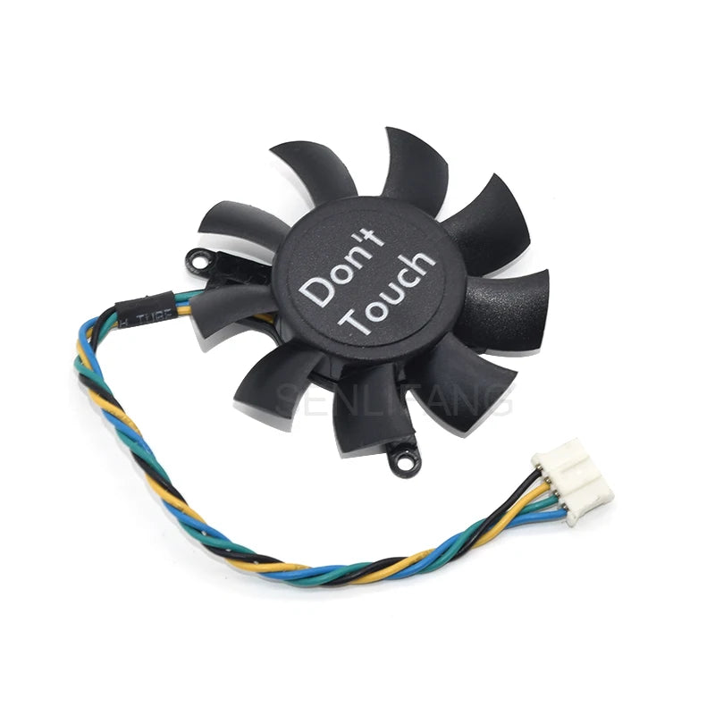 Genuine New Graphics Card Fan 4Pin For MAGIC MGT5012XR-W10 MGT5012XB-W10 12V 0.19A Diameter 45mm Hole Pitch 39mm