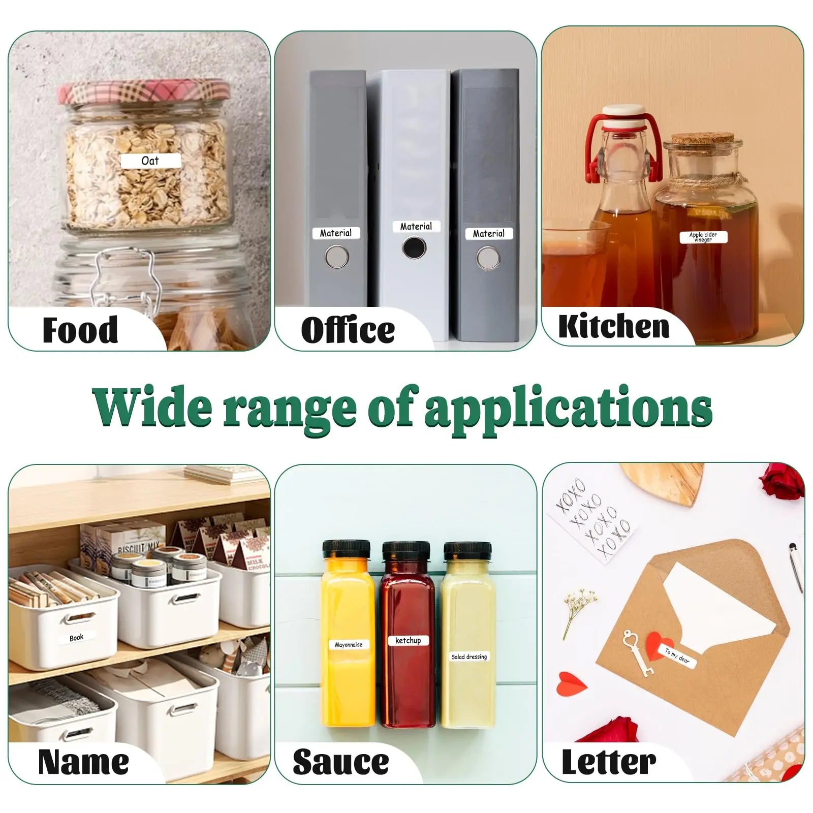 White Label Paper Mini Printer Sticker Waterproof Applicable With D30 D35 P11 Label Printer For Barcode Address Home Business