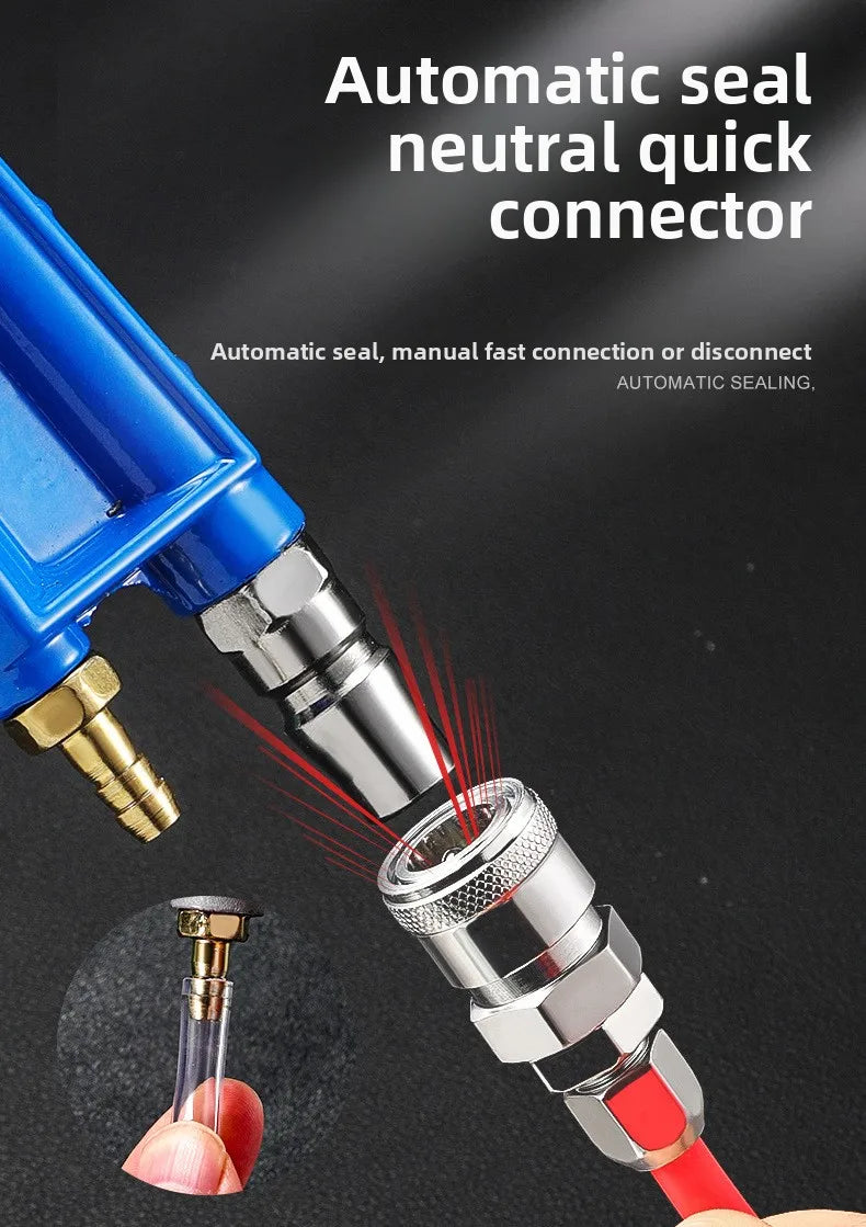 2024 Multi-Functional Water and Air Dual-Use Dust Blower Gun for Cars, Small Handheld Metal Pneumatic Cleaning Tool