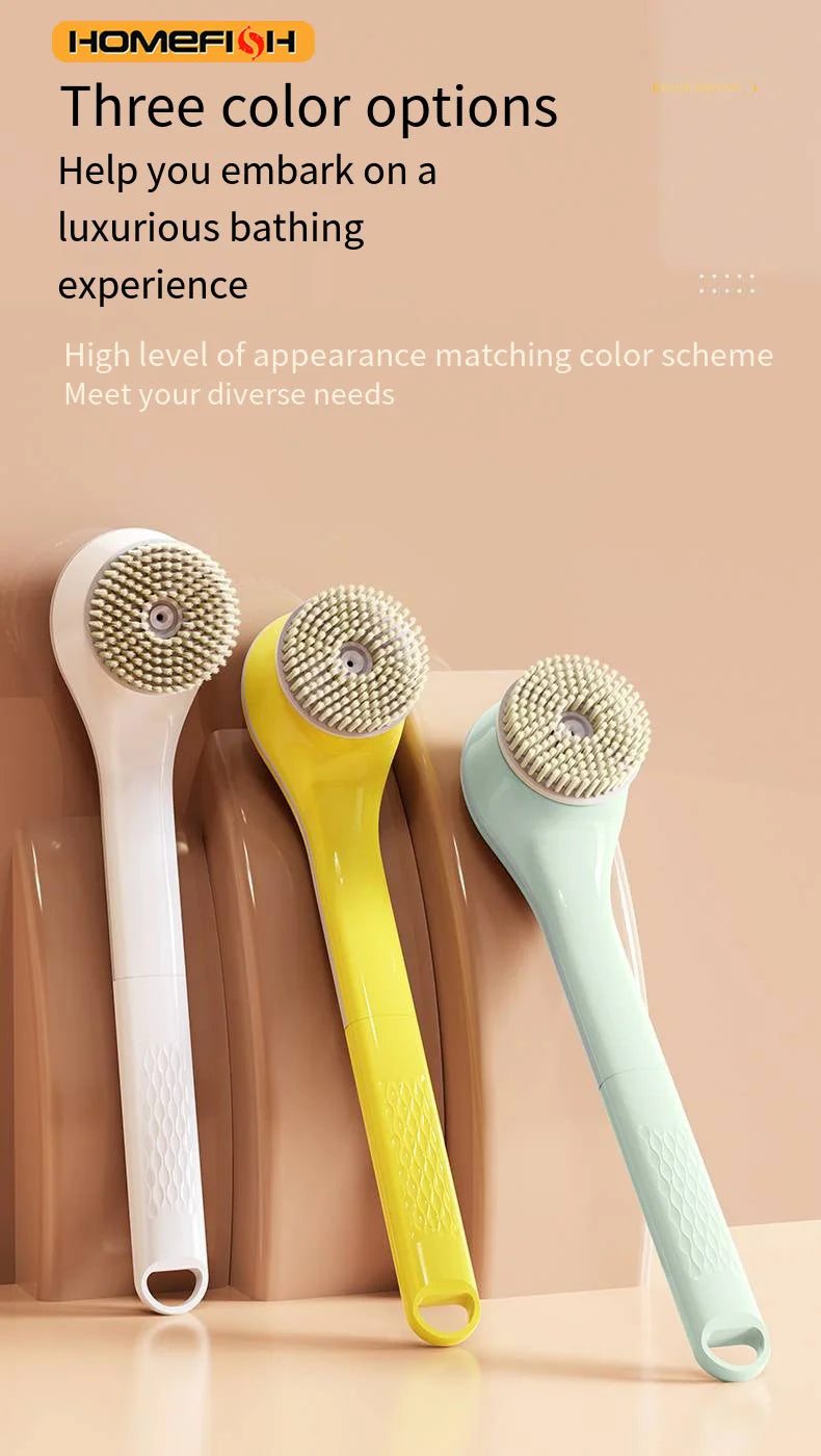 Electric Bath Brushes Body Scrubber  Scrubber Brushes Back Long Handle Back Brushes