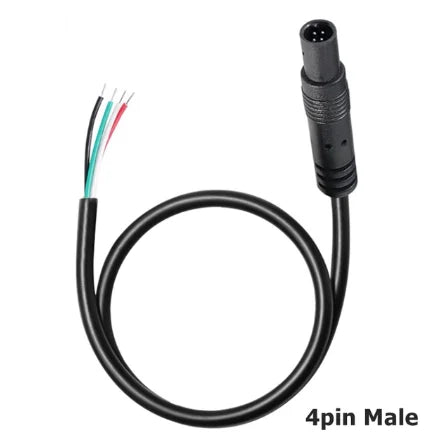 DIY 4/5/6/8 Pin Male Female Plug For Automotive DVR Camera Expansion Connector Cable HD Monitor For Vehicle Rear View Camera
