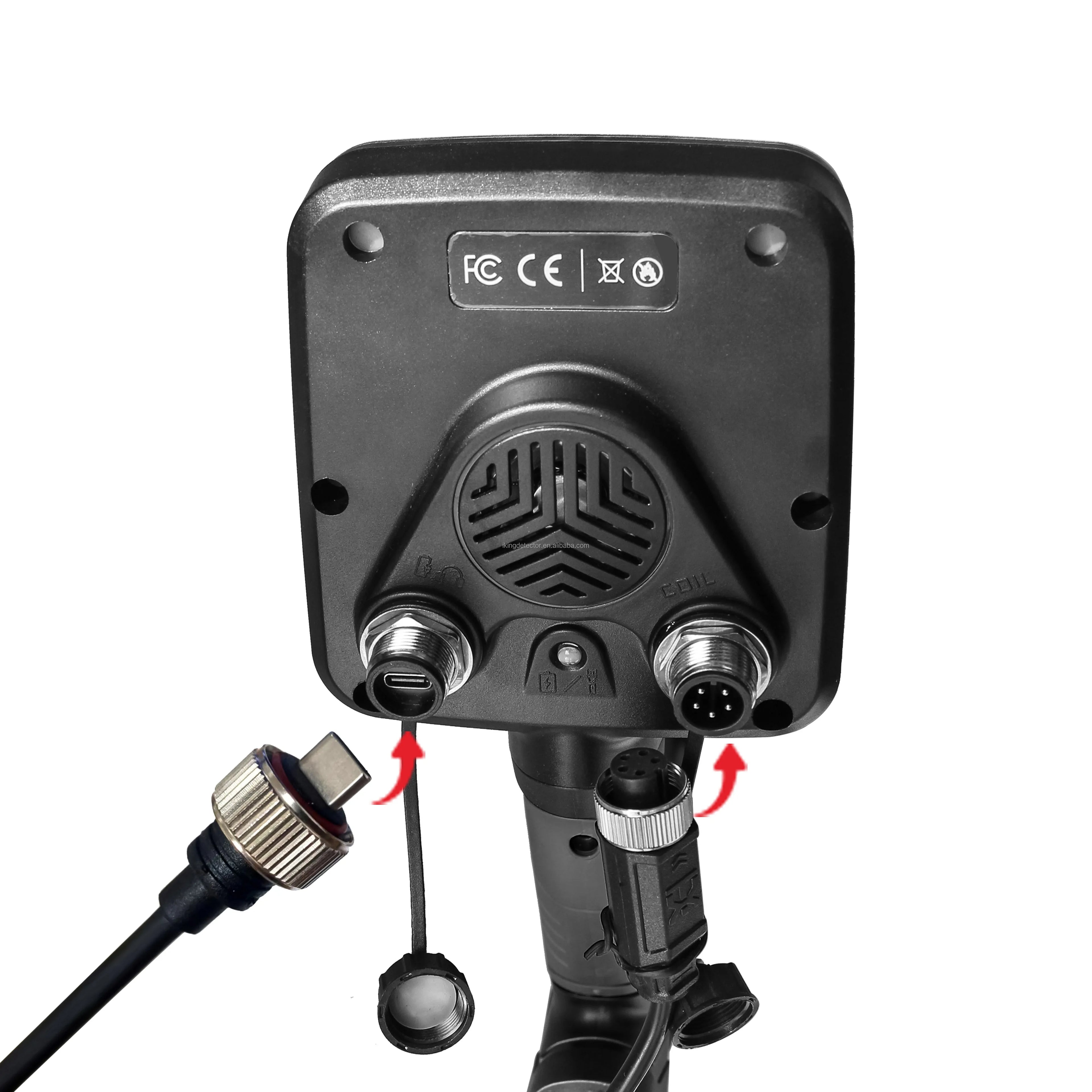 Professional IP68 Fully Waterproof Metal Detector Underground Gold Finder Rechargeable Metal Detector for Treasure Hunting