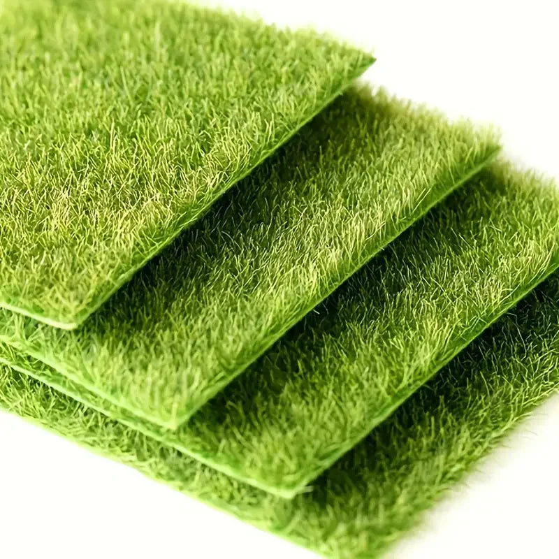 3 pieces of fairy garden grass, toy house decoration micro artificial craft grass, DIY decoration, mini model design accessories