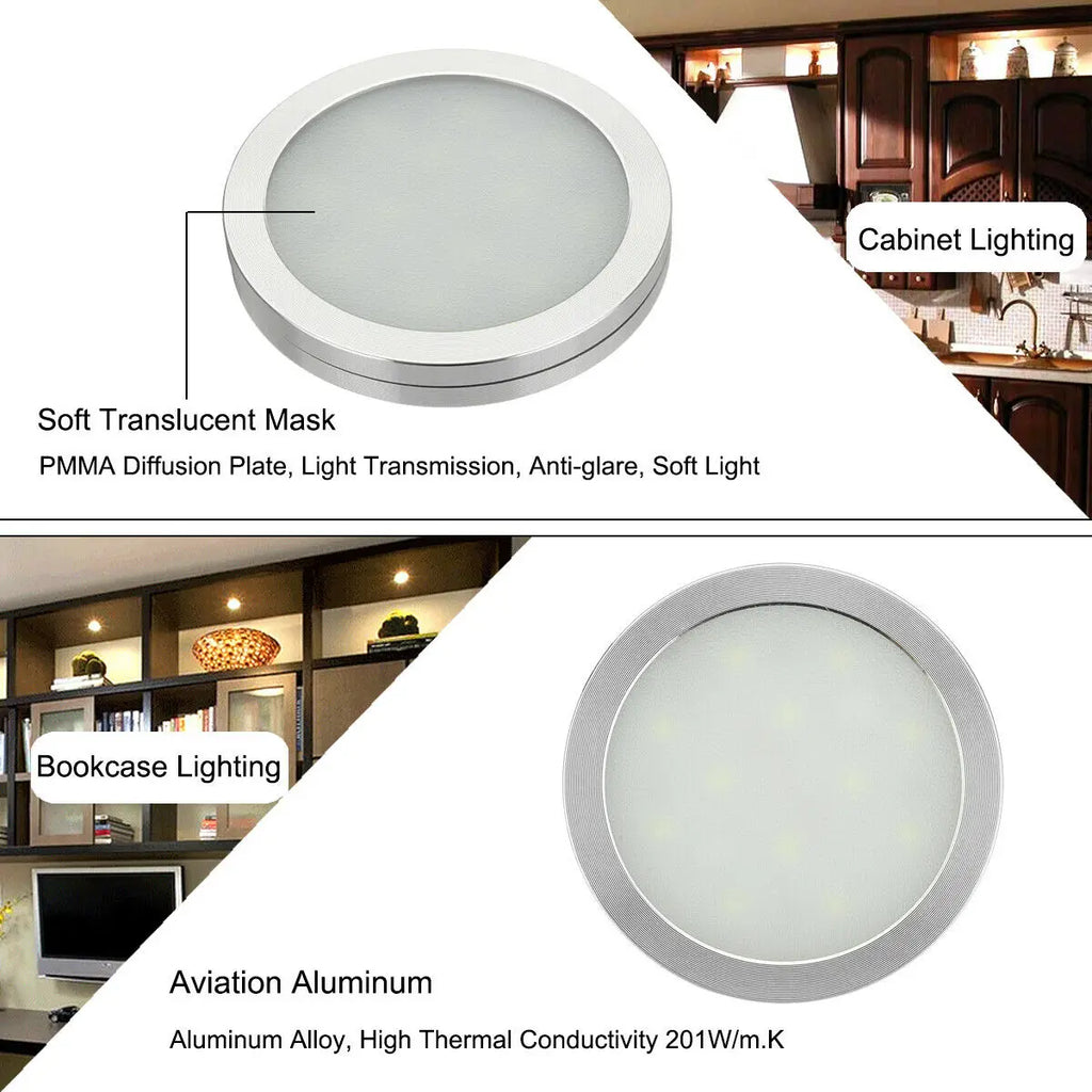4PCS LED 12v Camping Car Ceiling Lamp RV Reading Lamp Boat Camper Trailer RV Interior  Lamp Car Interior Lights For Car Home