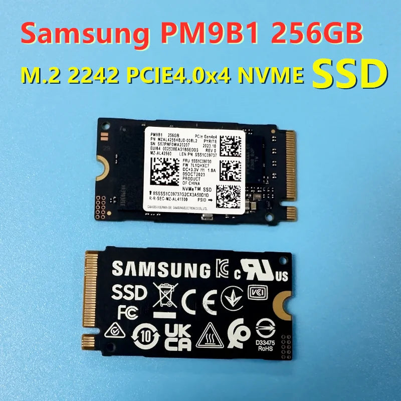 OEM Samsung M.2 2230 SSD PM991a 256GB PCIe 3.0 NVME&PM991 128GB &PM9B1 128GB 256G&BM9C1 512gb PCIe4.0/WD SN740 1TB&M.2 2242 SSD