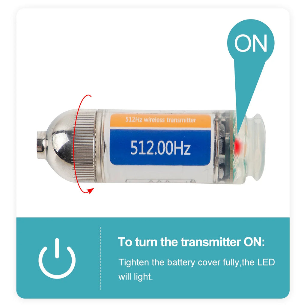 SYANSPAN Wireless 512hz Transmitter (512Hertz Sonde) for Drain Sewer Pipeline Pipe Inspection Camera Location