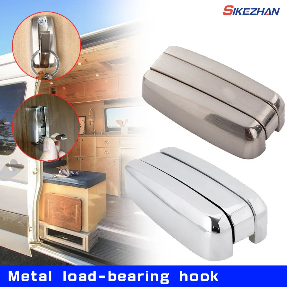 Towel Hook Zinc Alloy RV Bathroom Towel Hook Home Camper Load-bearing Hook RV Accessories for Car Home Storage Hook