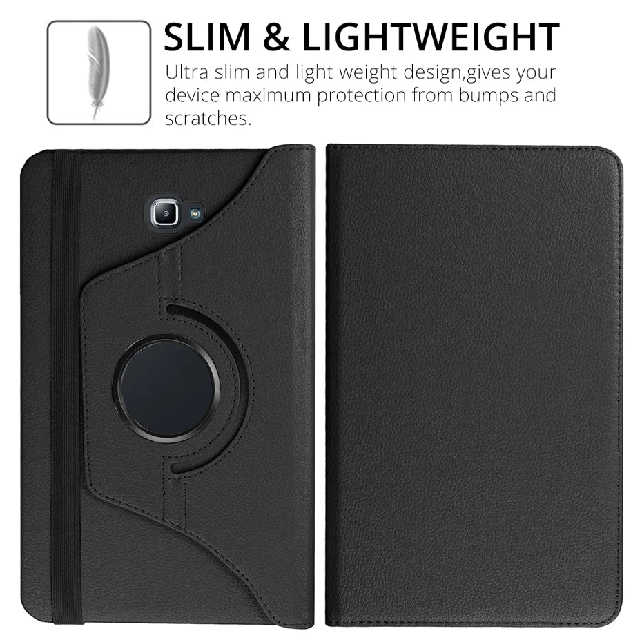 360 Rotating Stand Tablet Cover for Samsung Galaxy Tab A6 A 10.1 T580 T510 A8 10.5 X200 T590 E T560 S6 Lite P610 A7 T500 Case