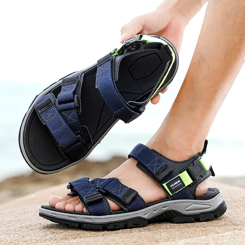 Summer Men Sandals Fashion Leisure Beach Holiday Sandals for Mens Lightweight Shoes New Outdoor Comfortable Casual Sandals