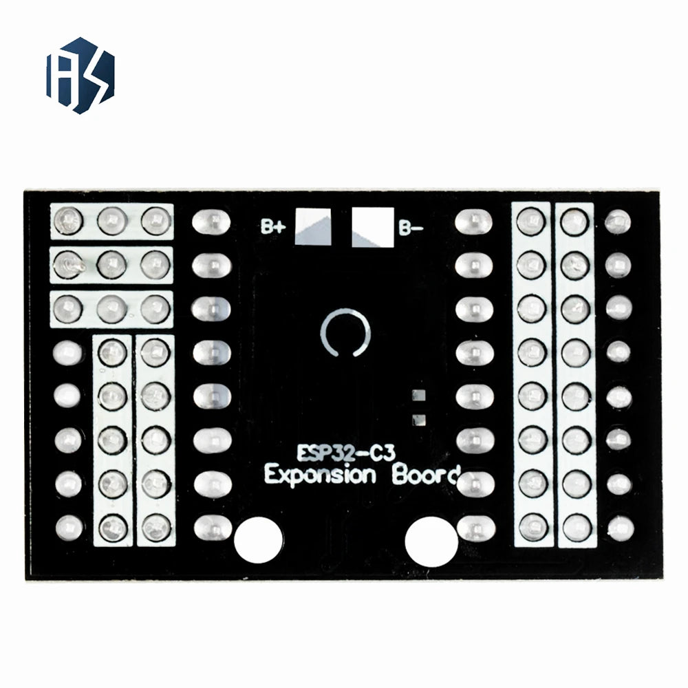 ESP32-C3 SuperMini IO Breakout Expansion Board with Sensor Control & Lithium Support for Arduino