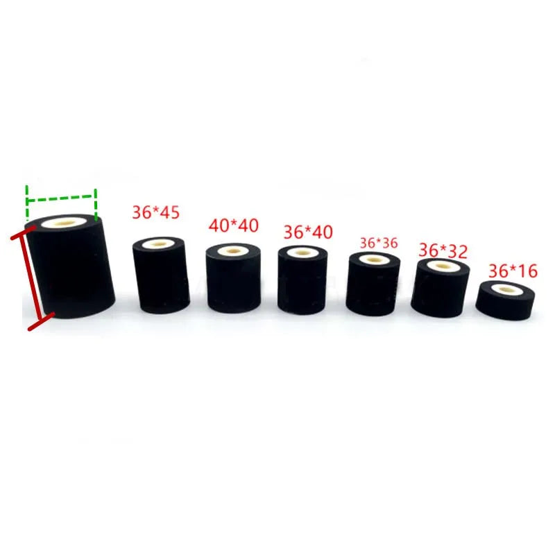 Hot Stamp Coder Ink Roll 36 32 16 35 40 Ink Wheel For MY380F DK1000 DK1100 Coding Sealing Machine Solid Ink Wheel