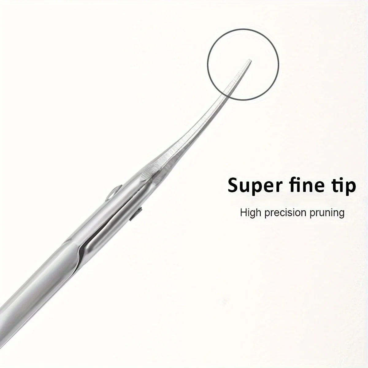 Dead Skin Remover Stainless Steel Curved Tip Thin Blade Cuticle Scissors Nail Clippers Trimmer Manicure Tools Eyebrow Tools