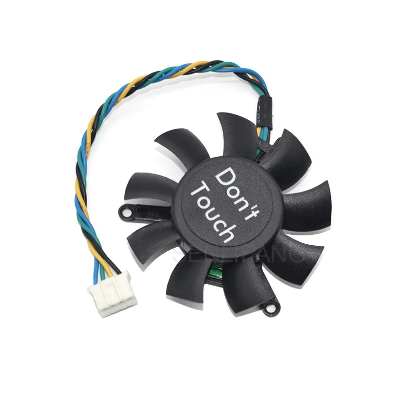 Genuine New Graphics Card Fan 4Pin For MAGIC MGT5012XR-W10 MGT5012XB-W10 12V 0.19A Diameter 45mm Hole Pitch 39mm