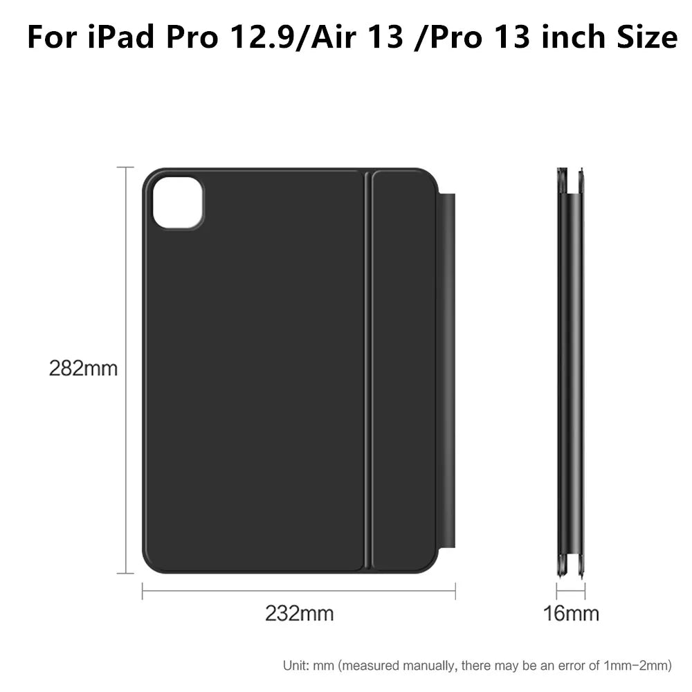Magic Keyboard for iPad Air 6 7 8 11 13 Inch Case 2026 2025 iPad Pro 11" 13" Funda iPad A16 11th 10th Generation Pro 12.9 Cover
