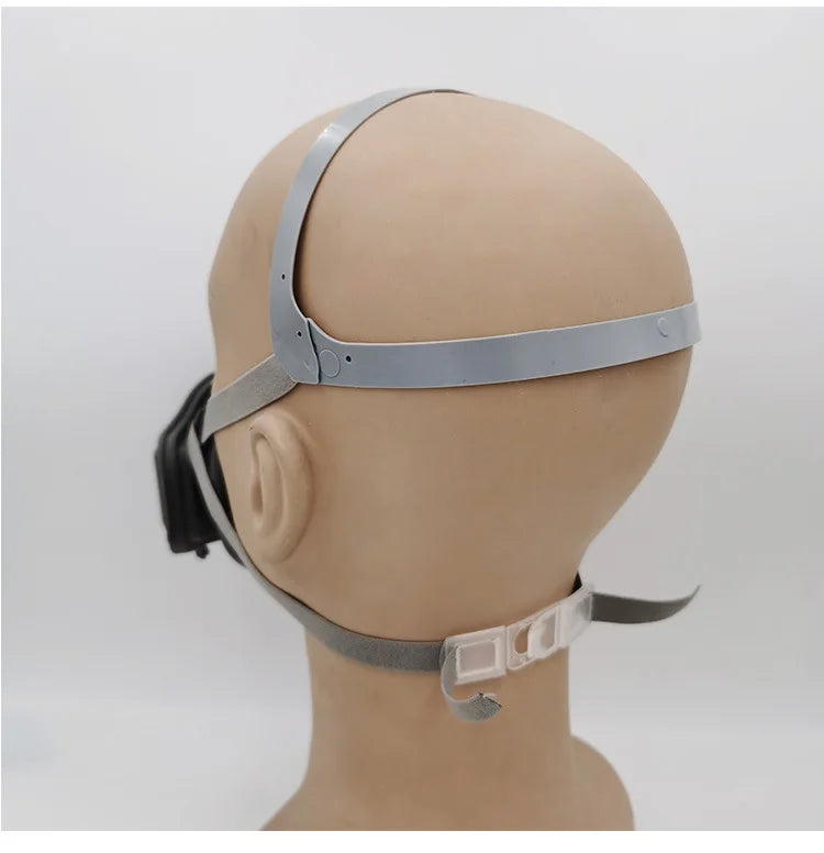 Reusable Dust Proof Respirator Dust Mask Cotton Filters Rubber Work Filter Safety Mask Builder Carpenter Daily Haze Protection
