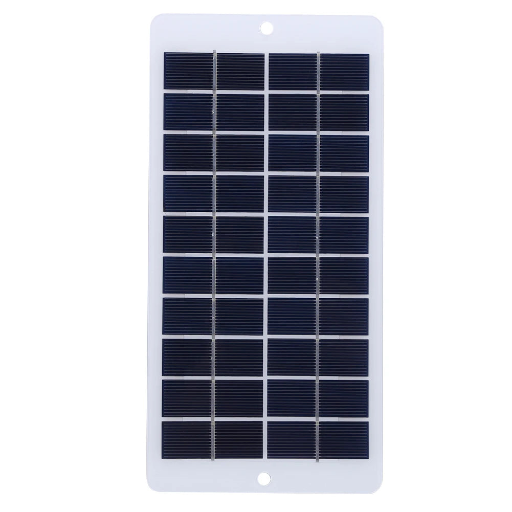 20W 5V Solar Panel Charger Type-C Solar Portable Charging Panel Mobile Power Supply Lightweight for Doorbell Security Monitoring