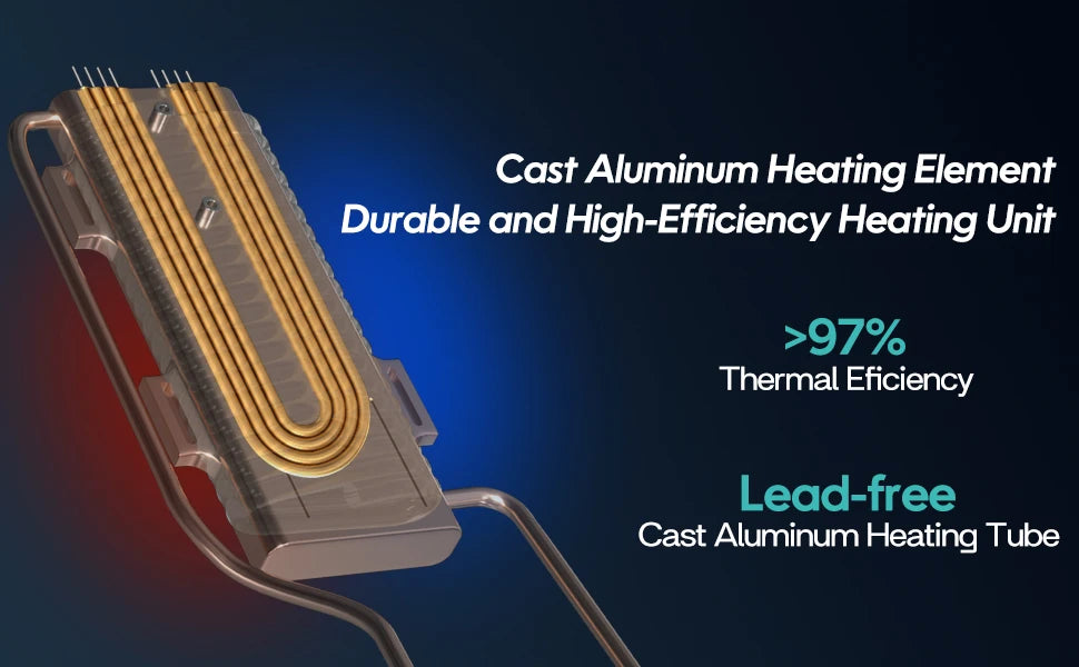 380V 24KW 3 Phase Tankless Electric Water Heater Whole House Instant Hot Water Large Flow Fast Heating Constant Temperature