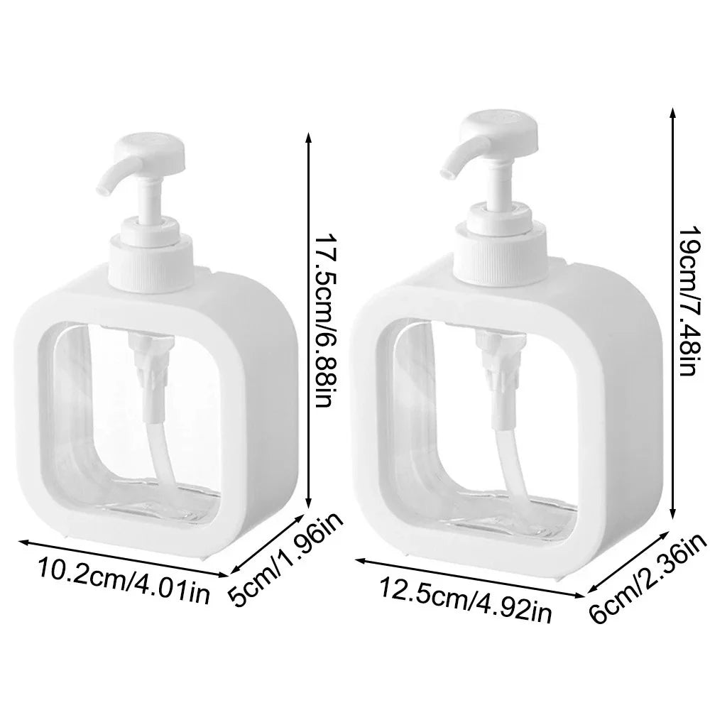 1pcs Large Capacity Soap Dispenser 300/500ml Travel Soap Dispenser Laundry Detergent Dispensing Bottle For Packaging & Storage