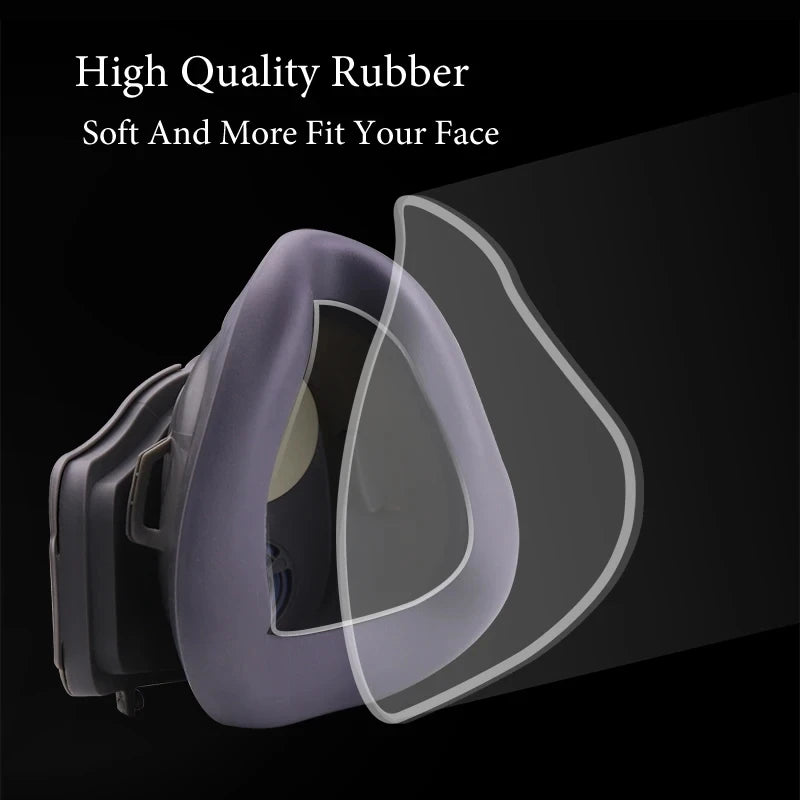 Reusable Dust Proof Respirator Dust Mask Cotton Filters Rubber Work Filter Safety Mask Builder Carpenter Daily Haze Protection