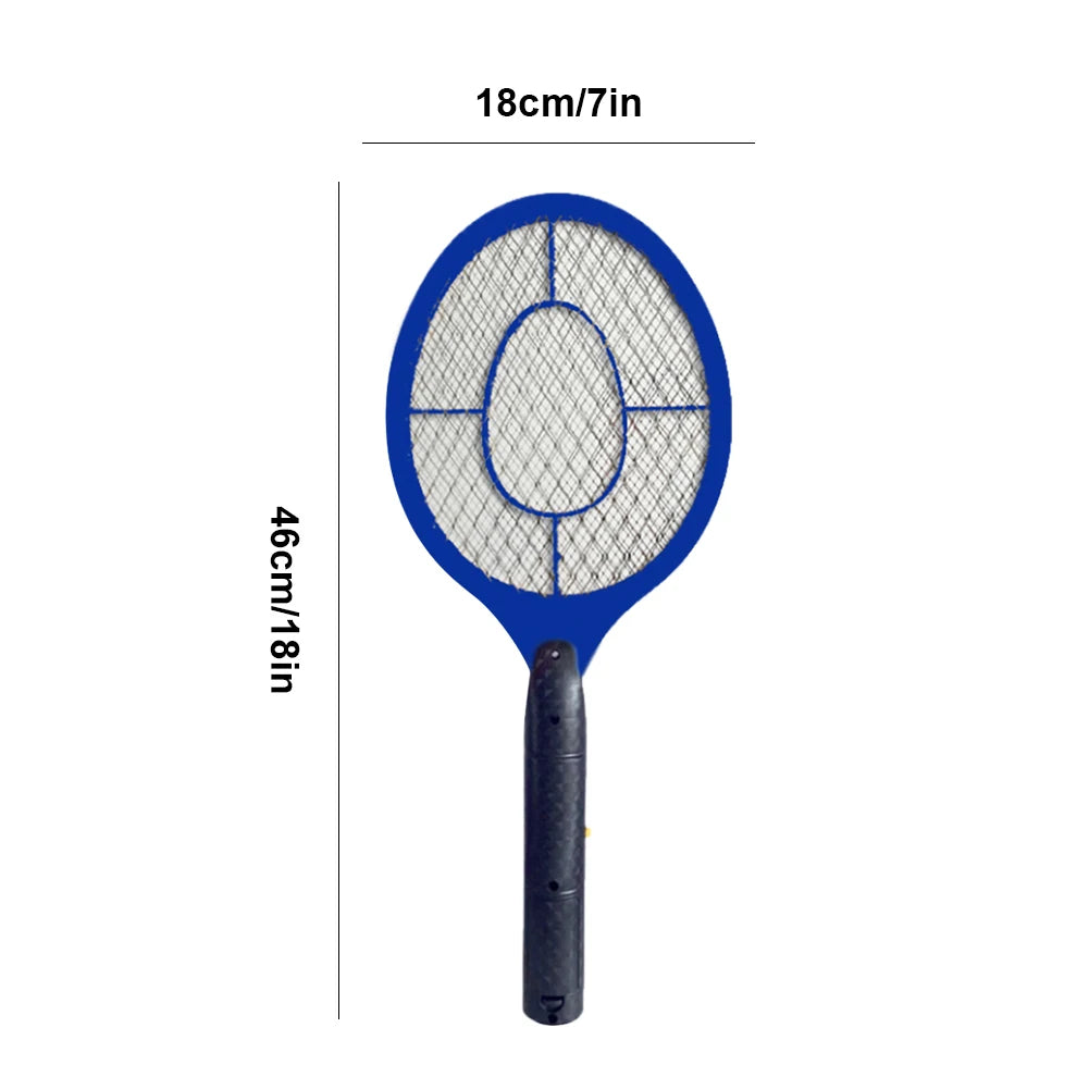 Handheld Bug Zapper Anti Mosquito Swatter Racket Multifunctional Electric Fly Swatter Battery Powered Insects Killer Racket