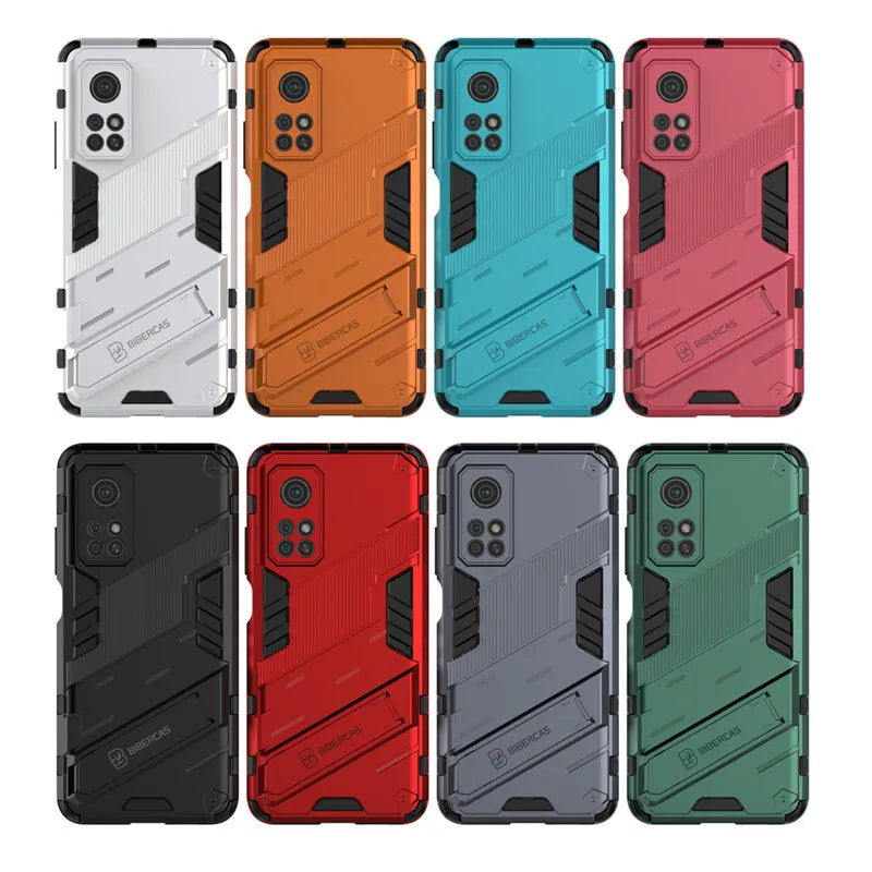 For Xiaomi Mi 10T 10 T Pro 5G Case Shockproof Rugged Armor Kickstand Cover For Mi 10T Pro Mi10T Pro Mi 10 Lite Full Phone Coque