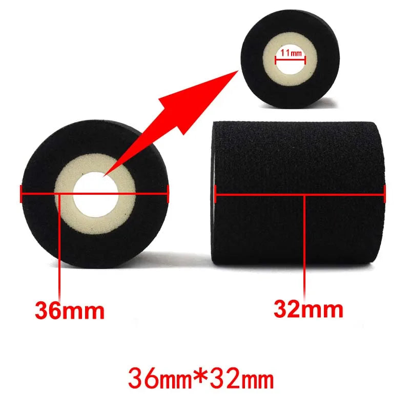 Hot Stamp Coder Ink Roll 36 32 16 35 40 Ink Wheel For MY380F DK1000 DK1100 Coding Sealing Machine Solid Ink Wheel