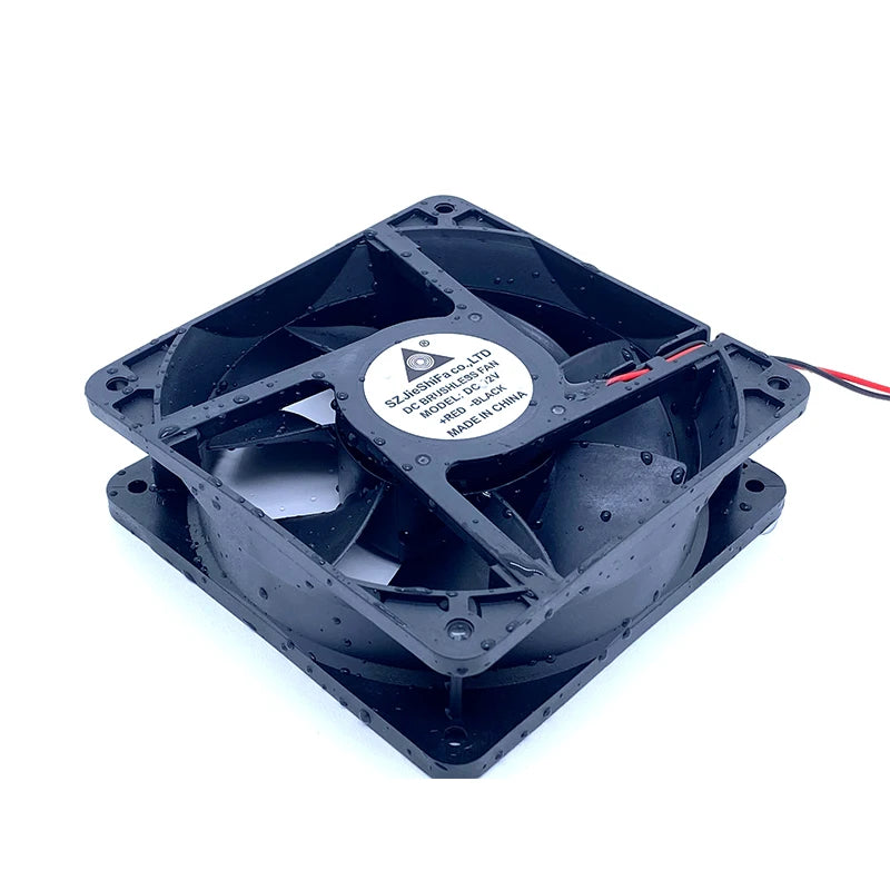 IP68 waterproof fan 120mm 12038 12V 24V 48V 120*38mm industrial ultrasonic humidifier atomizer large air volume cooling fan