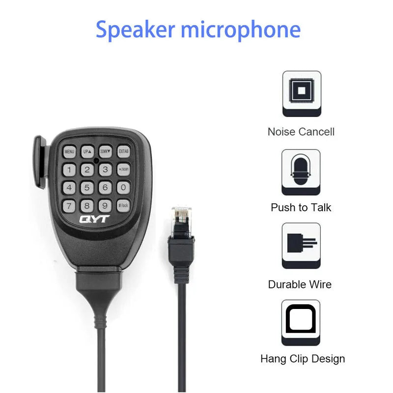 Microphone for QYT KT-8900 KT-UV980 KT-7900D KT-8900D Mobile Radio Big Microhpne