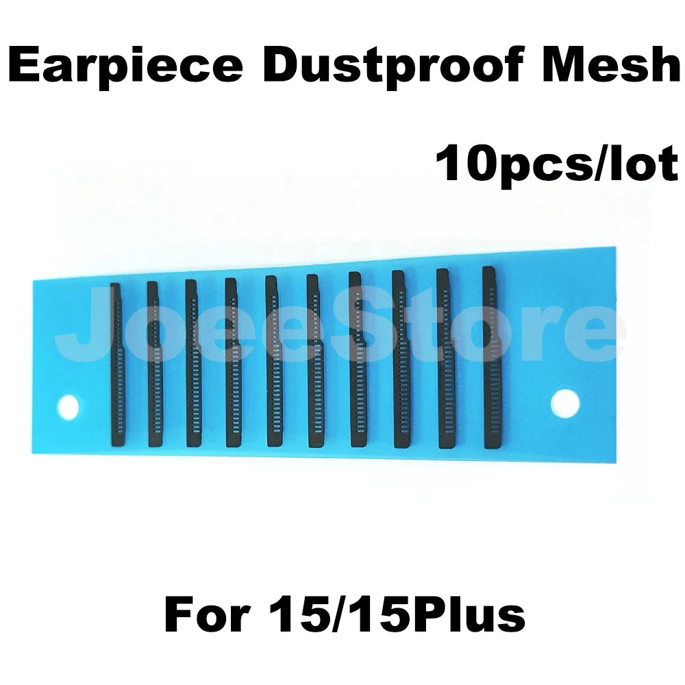 10pcs Earpiece Mesh Tape For iPhone 15 14 13 12 11 Pro Max Mini Plus Ear Speaker Anti Dust Mesh Grill Bracket Net Adhesive