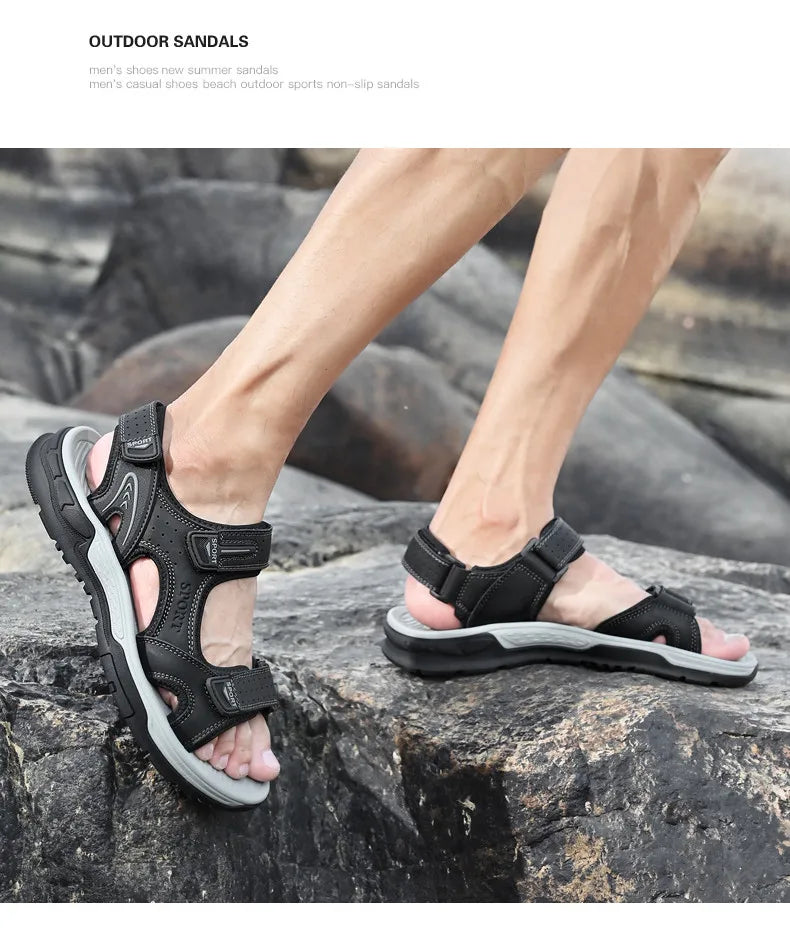Summer Men‘s Sandals Casual Comfortable Sandals 2025 New Designer Sneakers Lightweight Outdoor Wear Beach Sandals Men's Shoes