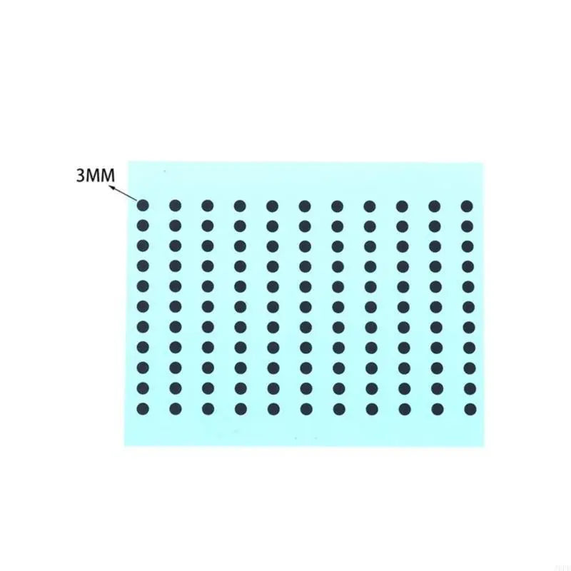 J6PE 3mm/4mm Conductive Adhesive Dots Remote and Controller Button Repair Tape