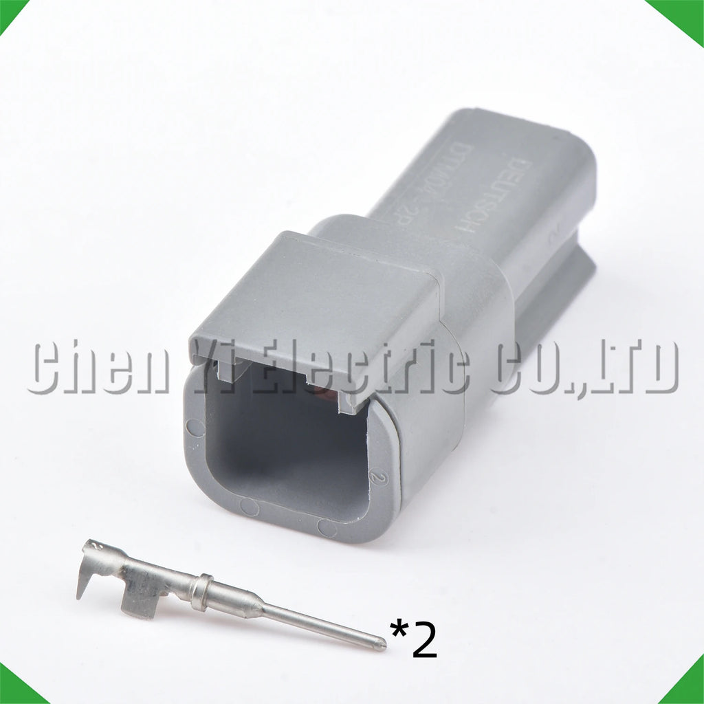 2 Pin male female Automotive waterproof connector Sealed Wire Harness Plug For Deutsch DTM DTM06-2S DTM04-2P with 15cm wires