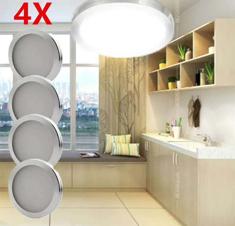 4PCS LED 12v Camping Car Ceiling Lamp RV Reading Lamp Boat Camper Trailer RV Interior  Lamp Car Interior Lights For Car Home