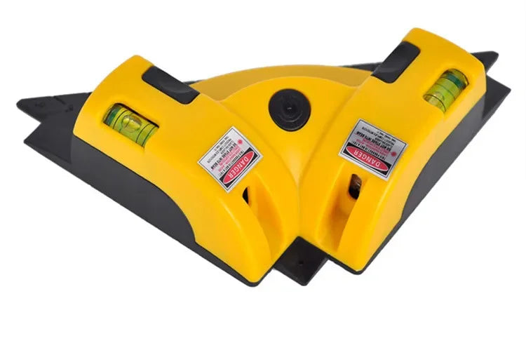 90° Infrared Laser Level Vertical Horizontal Line Projection Square Floor Tiling Level Laser Accurate Measurement