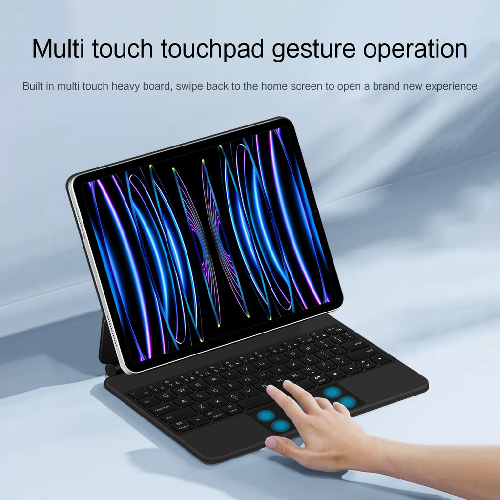 Magic Keyboard for iPad Air 6 7 8 11 13 Inch Case 2026 2025 iPad Pro 11" 13" Funda iPad A16 11th 10th Generation Pro 12.9 Cover