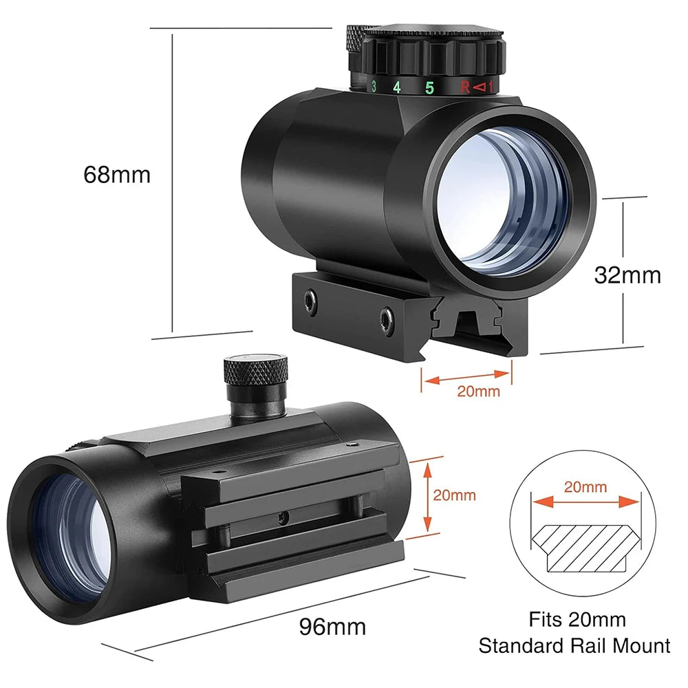 Red dot 1x40 Strategic sight red dot Holographic sight with 11mm 22mm track installation telescopic sight for hunting