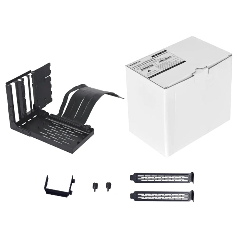 LIANLI VG4-4-V2 UNIVERSAL 4-SLOTS VERTICAL PCIE4.0 GPU KIT Inclusion wire Black/White, Suitable for O11D/EVO/XL/Vision/LANCOOL3